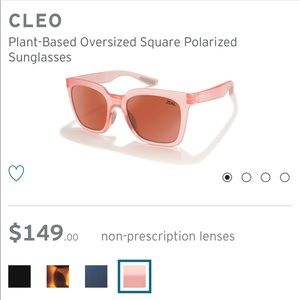 Zeal “Cleo” Square Polarized Sunglasses in Rosè